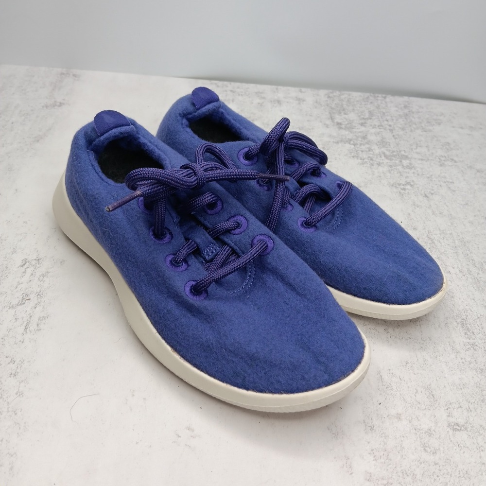 Allbirds Wool Runner Shoes 5 Purple LaceUp Merino Wool Classic Casual Minimalist